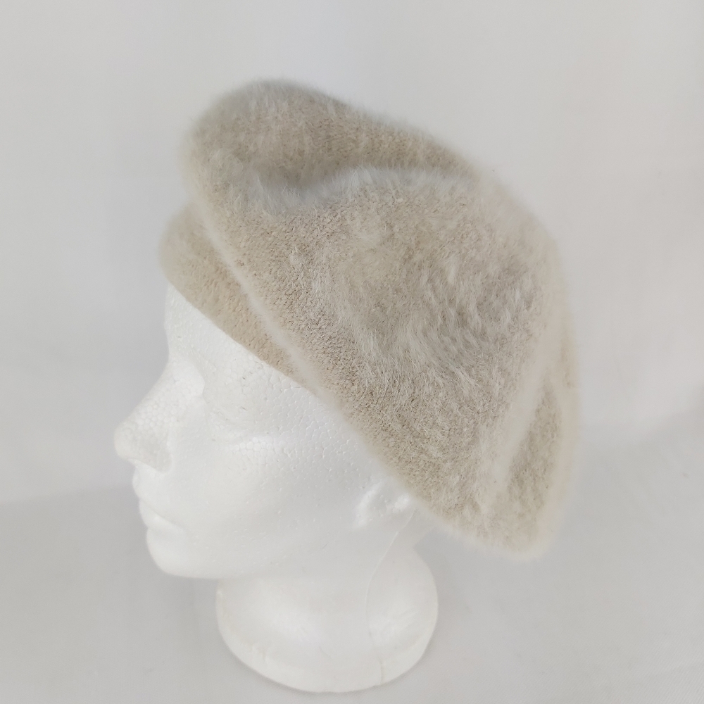 ANGORA blend beret hat